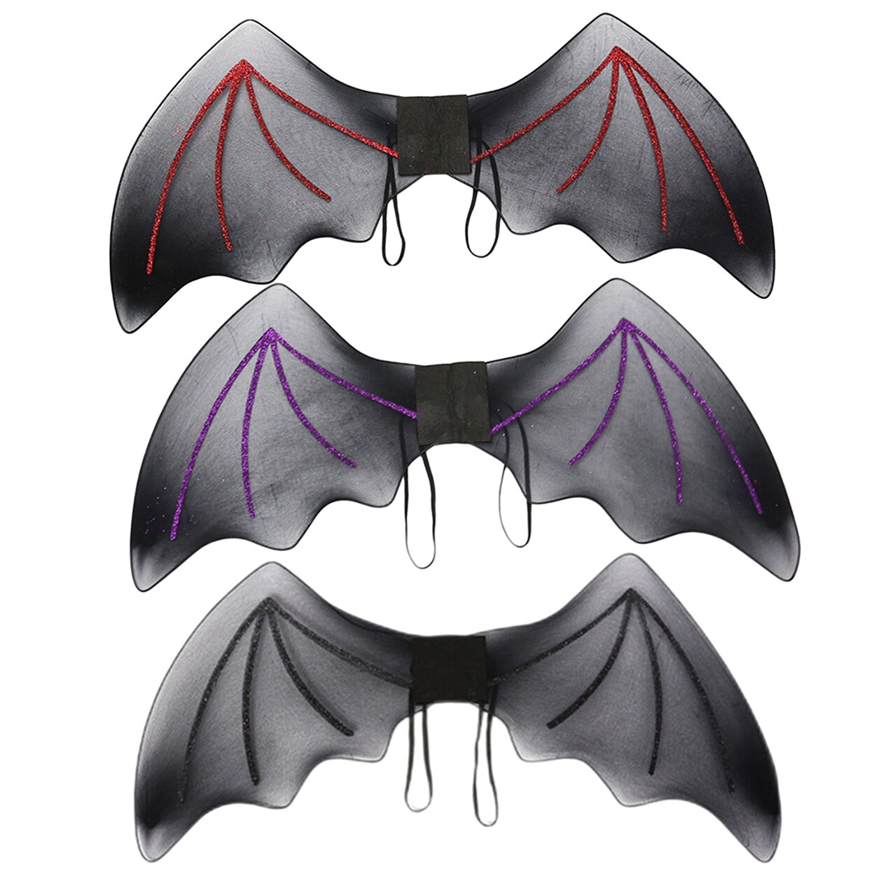 Black Wings Bat Devil Cosplay Wings Halloween Costume Wings Masquerade Dress-Up Party Props Bat Wings Demon Cosplay