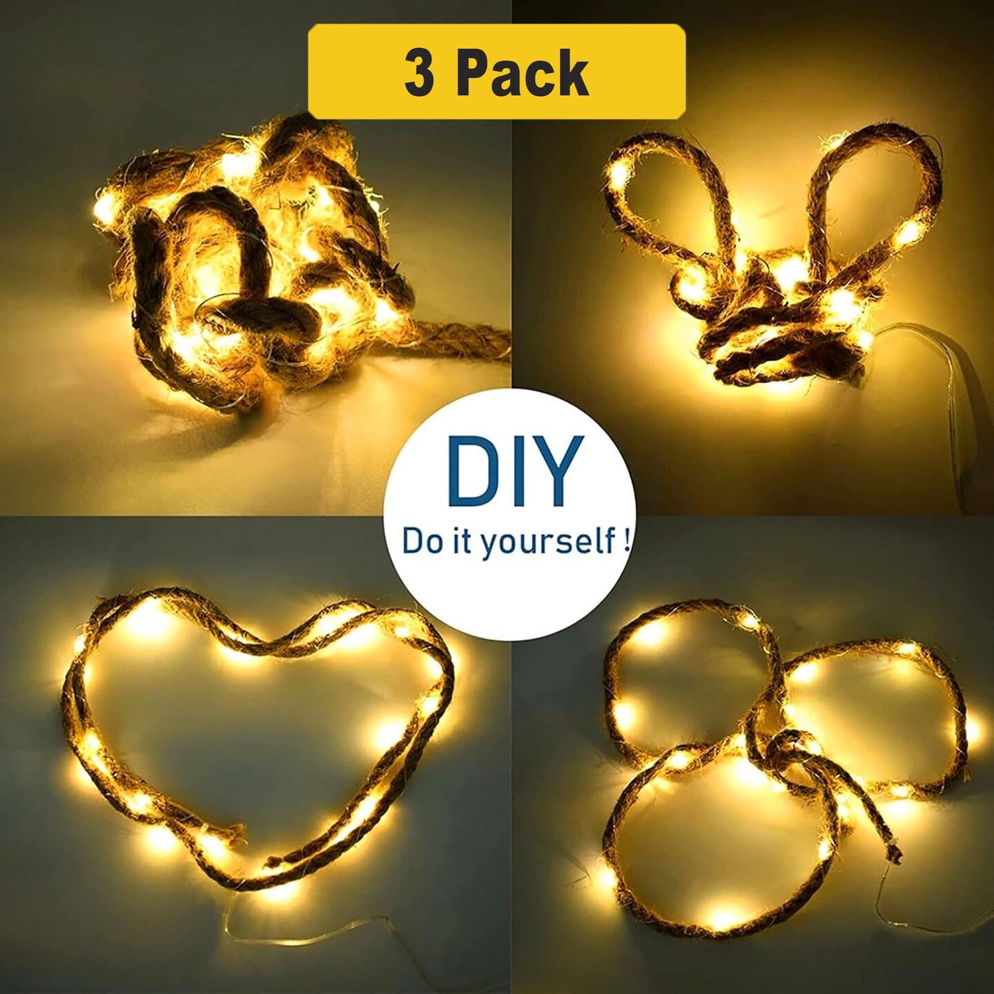 30 LED Battery-Operated Rope Lights For Christmas