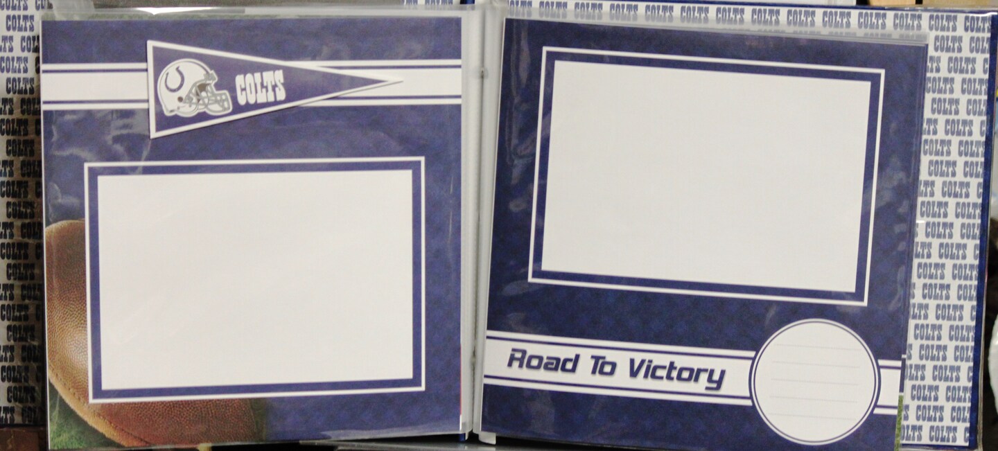 NFL Indianapolis Colts Complete 8 x 8 Officially Licensed Scrapbook