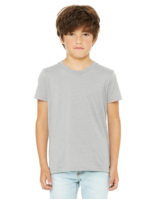 Bella + Canvas® Youth CVC Jersey Crewneck Short Sleeve T-Shirt