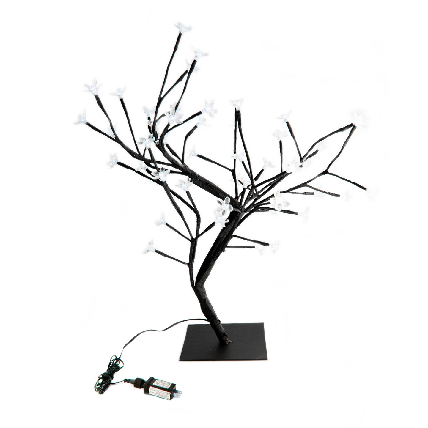 Perfect Holiday 2ft Table Top Cherry Blossom Tree Light - White