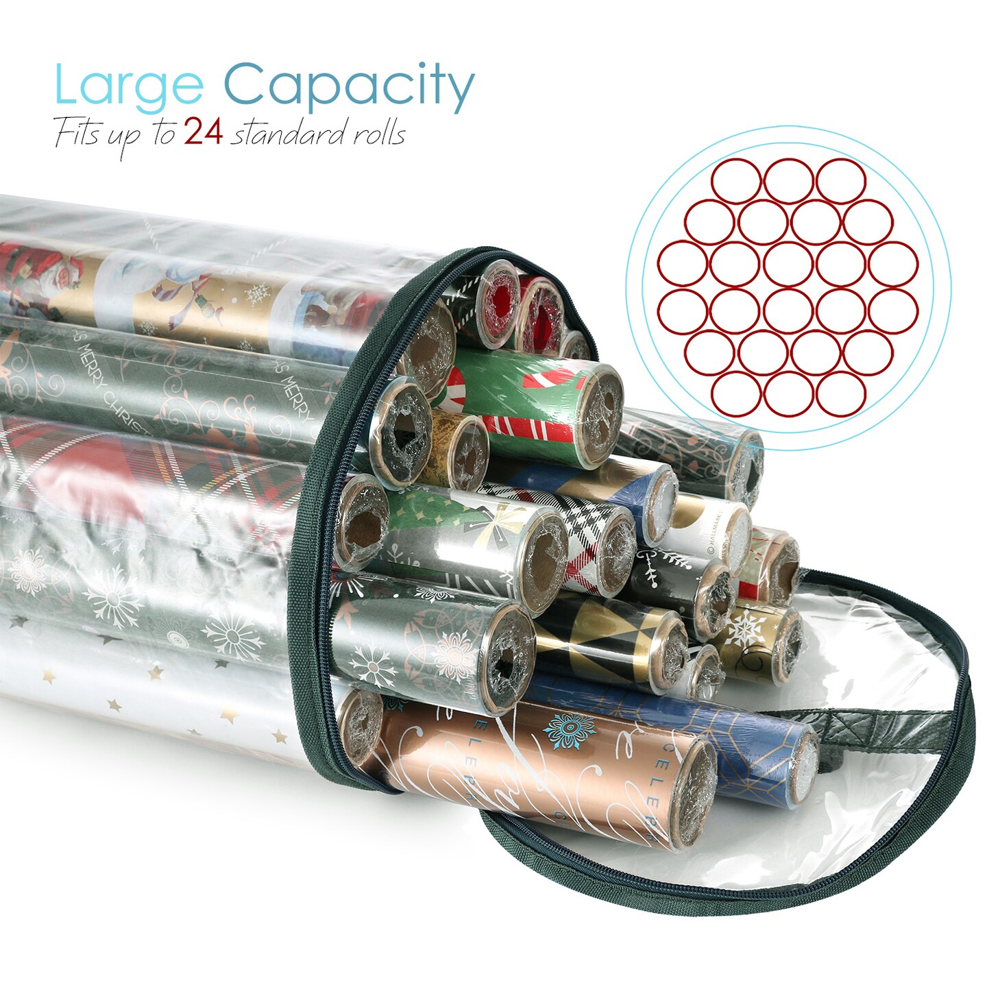 Hearth &#x26; Harbor Wrapping Paper Storage Container