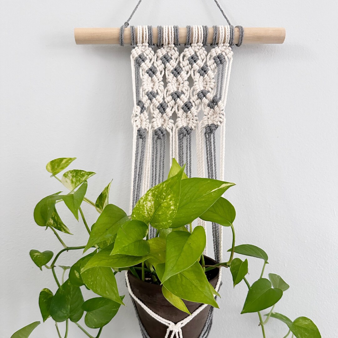 Macrame Plant Hanger, Plant Hanger home decor, Macrame Wall plant hanger,  Handmade plant hanger, Plant hanger indoor decor | MakerPlace by Michaels