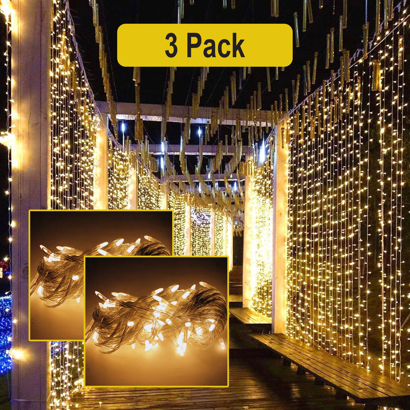 Christmas LED String Lights 100 Bulbs