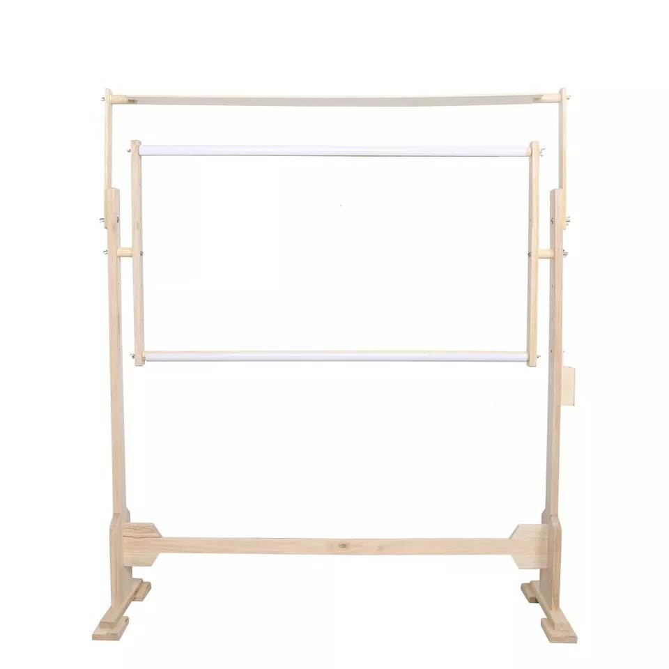 Cross Stitch Frame Stand Adjustable Hoop Sewing Needlework Embroidery Rack DIY
