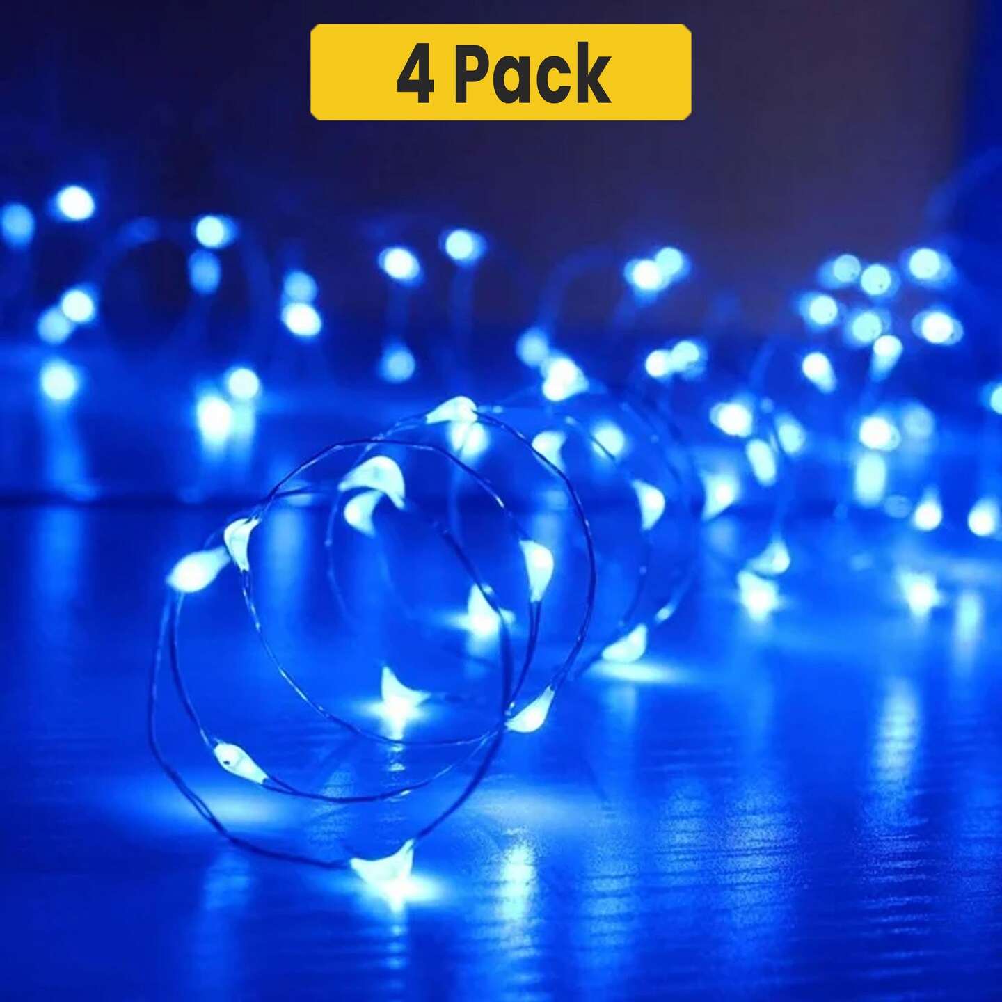 Waterfall Tree Lights with Plug, 6 Strands, 180 LEDs, Flexible Copper Wire