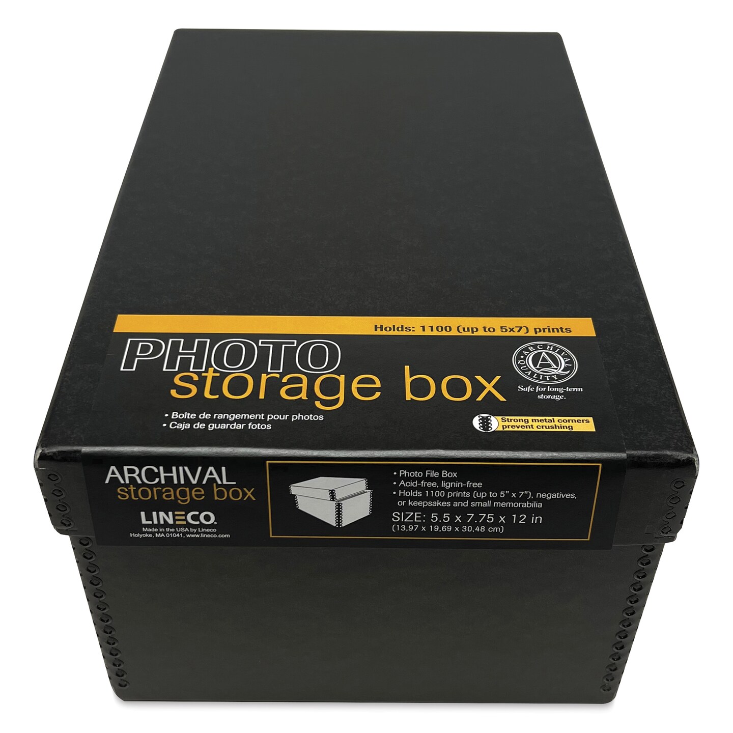 Lineco Archival Photo Box - Black | Michaels