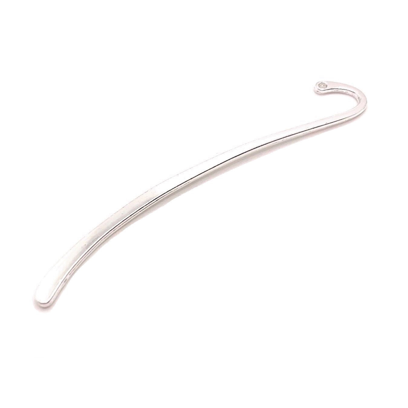 4, 20 or 50 Pieces: Silver Plated Plain Bookmark Base