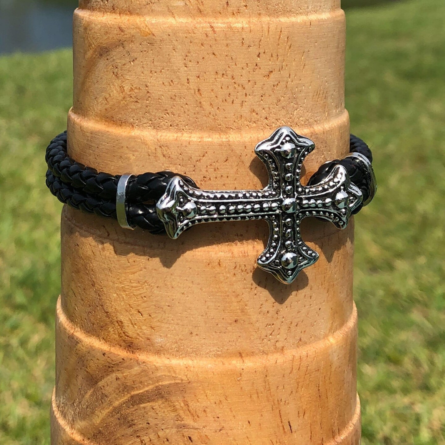 Jewelry Religious Leather Bracelets Genuine Leather Christian