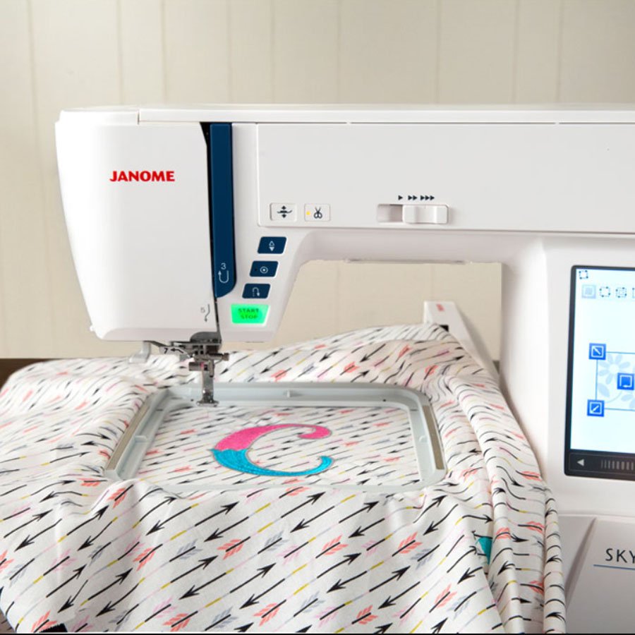 Janome Skyline S9 Embroidery Quilting and Sewing Machine