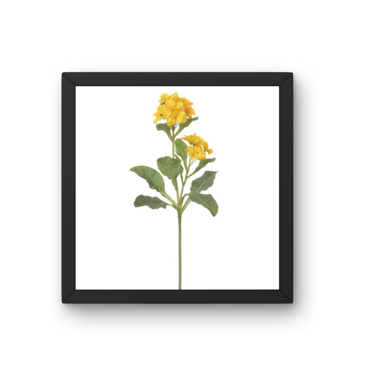 24&#x22; Artificial Yellow Primrose Spray | Lifelike Faux Floral Stem for Arrangements