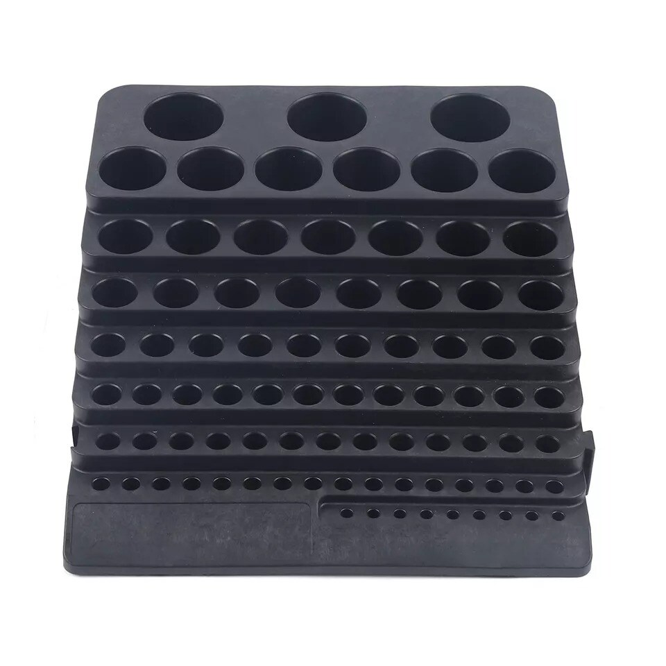 Drill Bit Storage Box Milling Cutter Drill Finishing Holder Organizer - 84 Slots