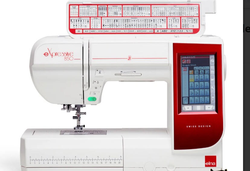 Elna eXpressive 850 Computerized Embroidery Machine