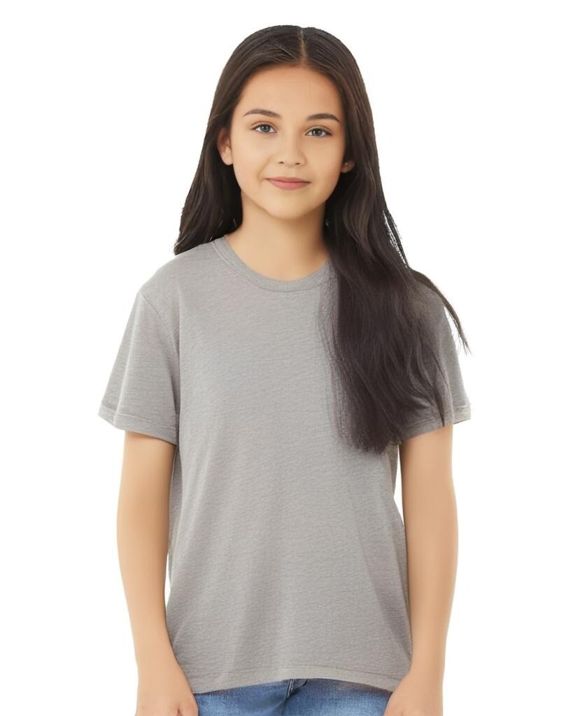 BELLA + CANVAS&#xAE; Triblend Crew Neck Short Sleeve Tee Shirt For Youth - 3413Y