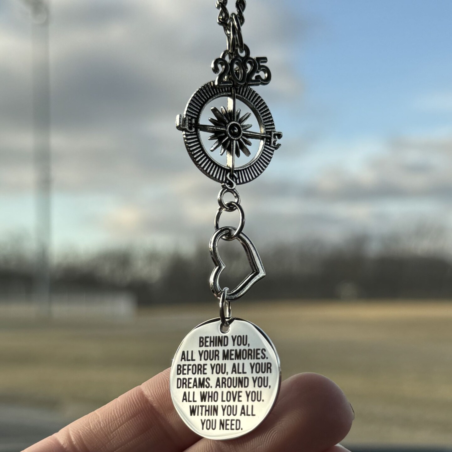 College Graduation Keychain Gift | Inspirational Quote Key Chain For Graduates, Birthday, Or Encouragement