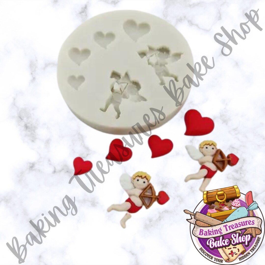Cupid &#x26; Hearts Silicone Molds