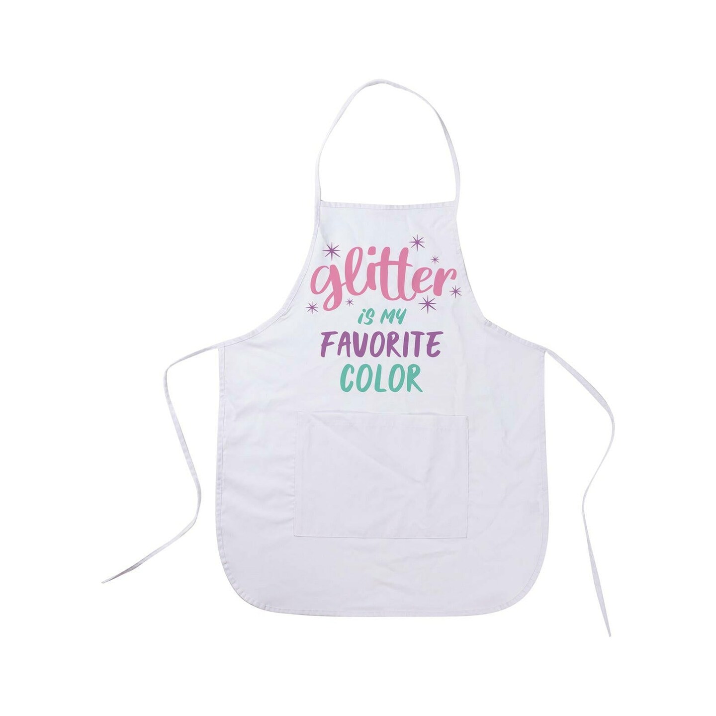 Craft Express 2 Pack White Adult Aprons With Pocket