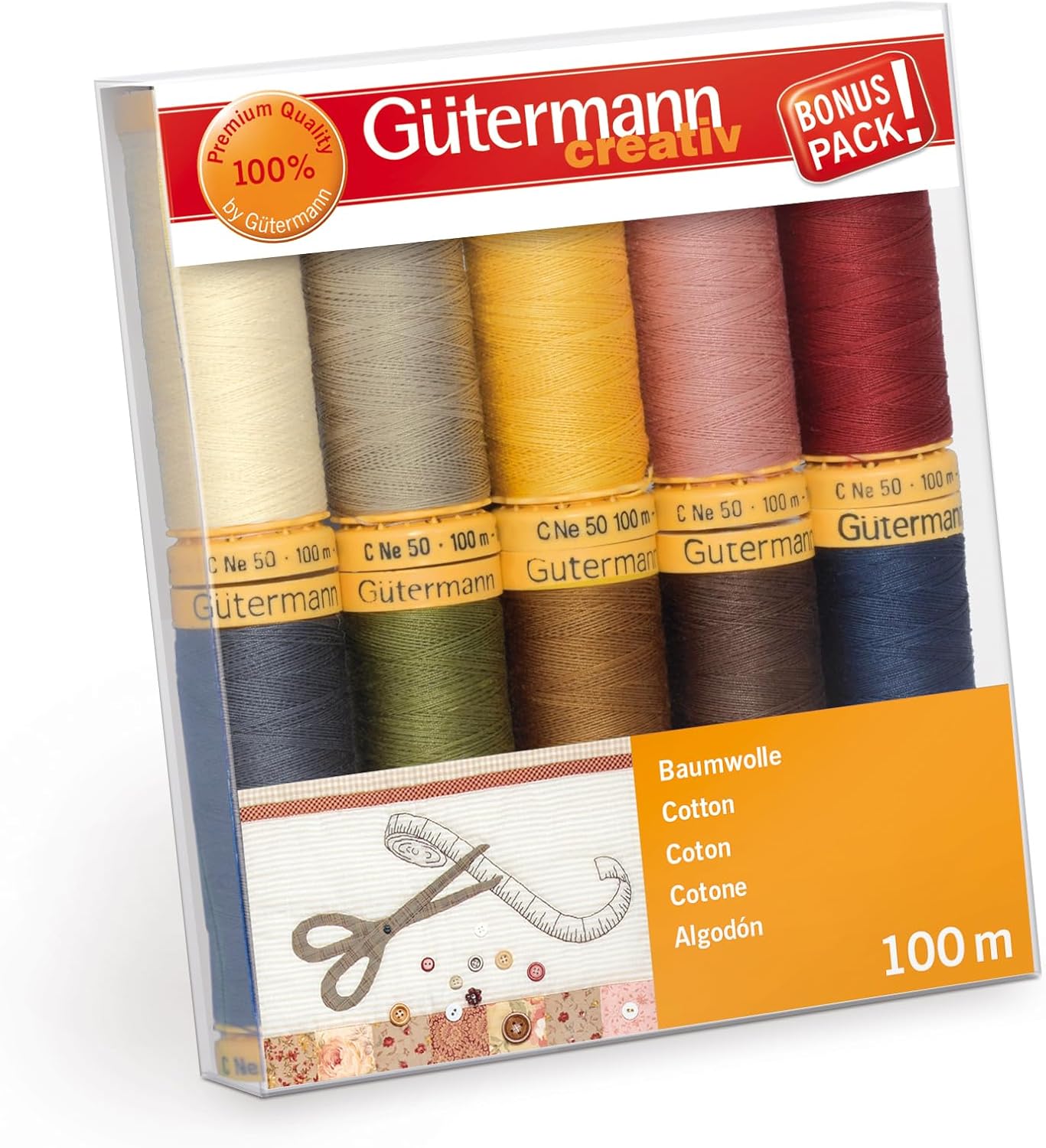 Gutermann Natural Cotton Thread Set