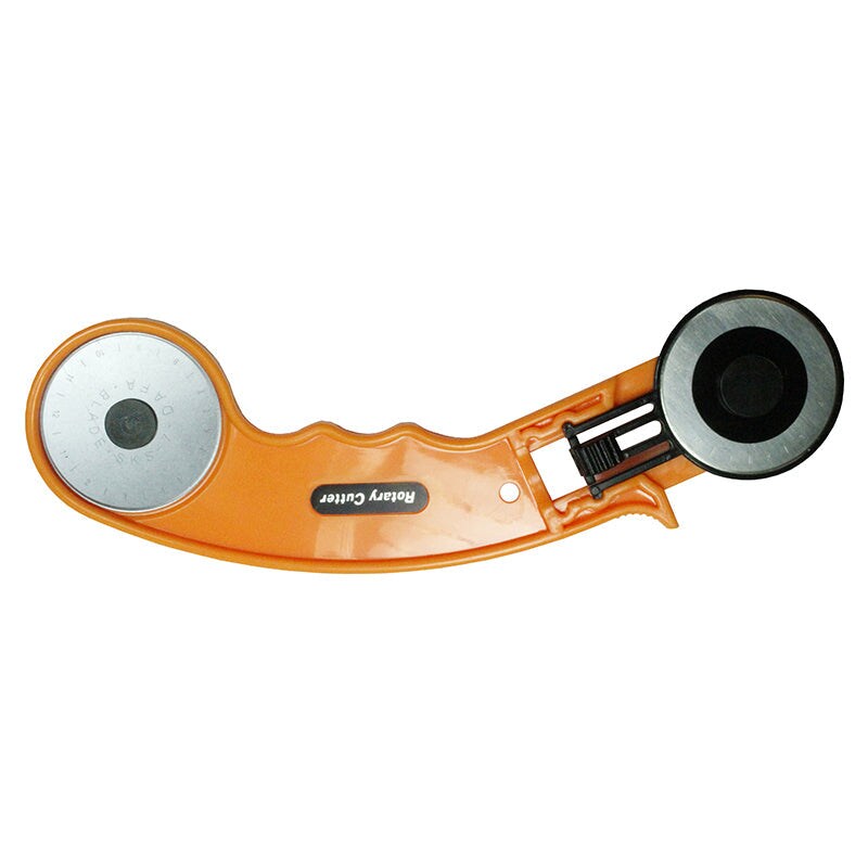 Excel Blades - Large Rotary Cutter with 2 Replacement Blades, 45mm Precision Fabric Cutter