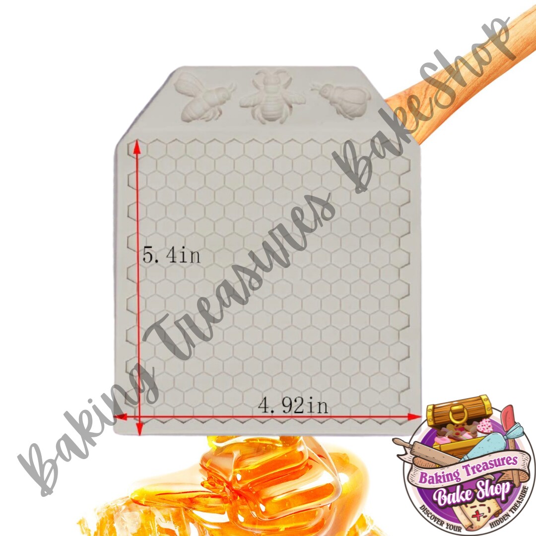 Honeycomb Bees Silicone Mold