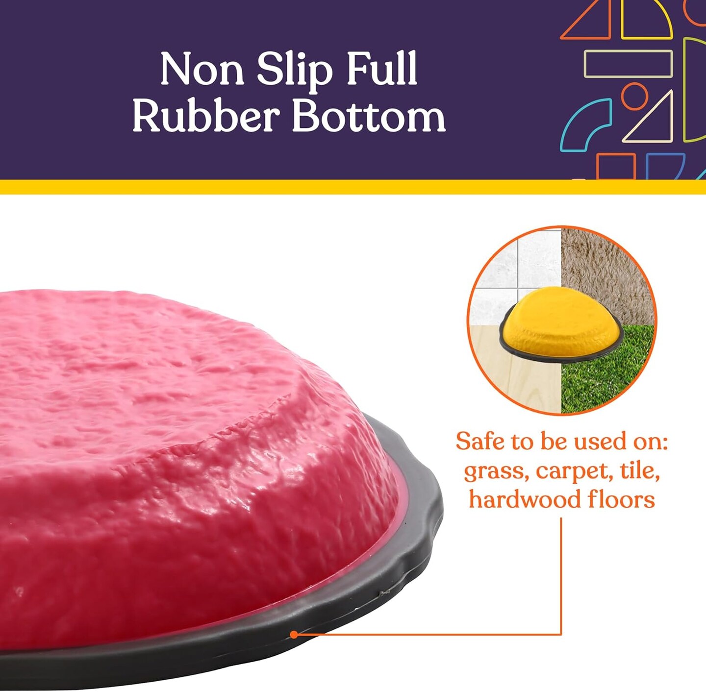 Special Supplies Rock Shaped Stepping Stones for Kids Indoor and Outdoor