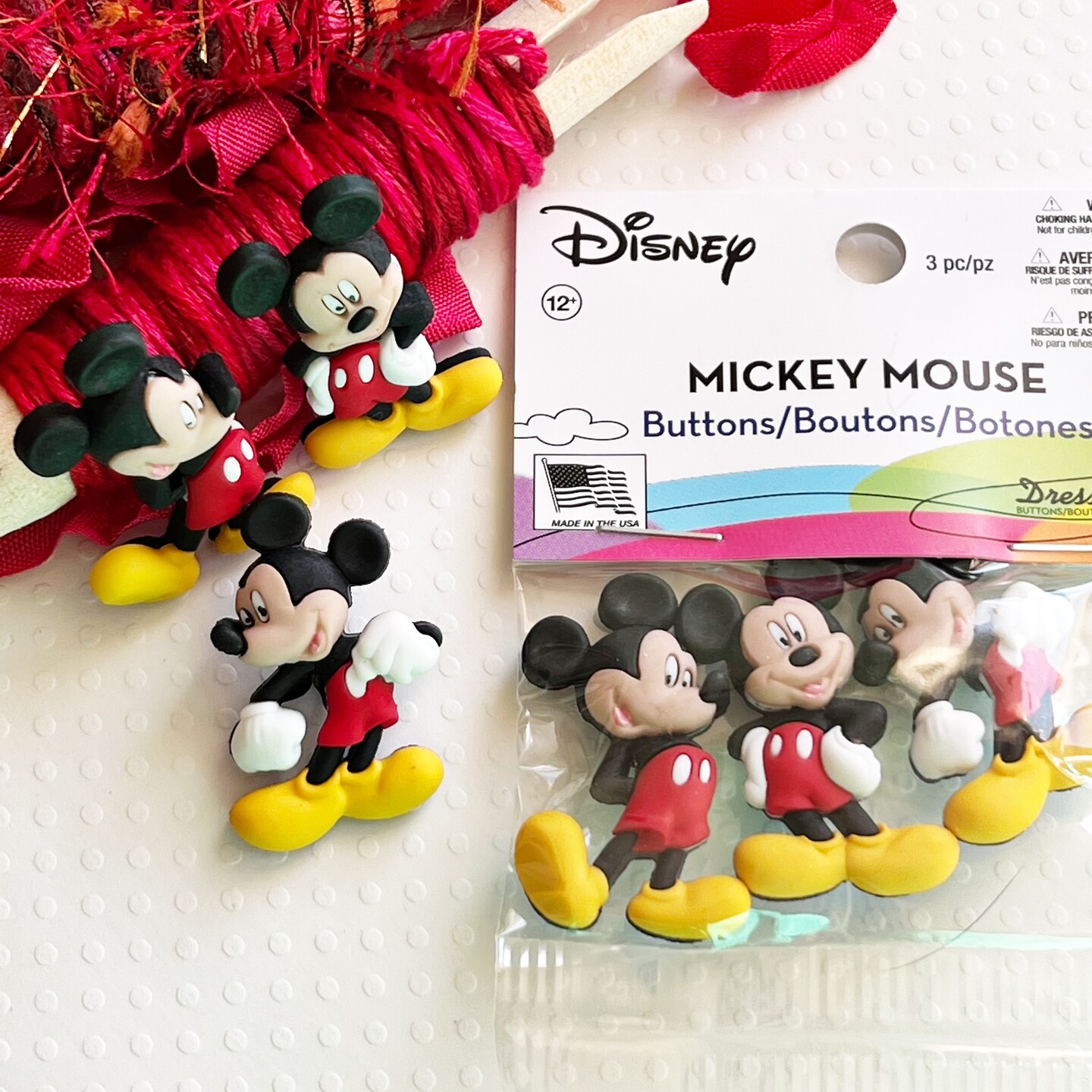 Dress It Up Button Shop Disney Mickey Mouse
