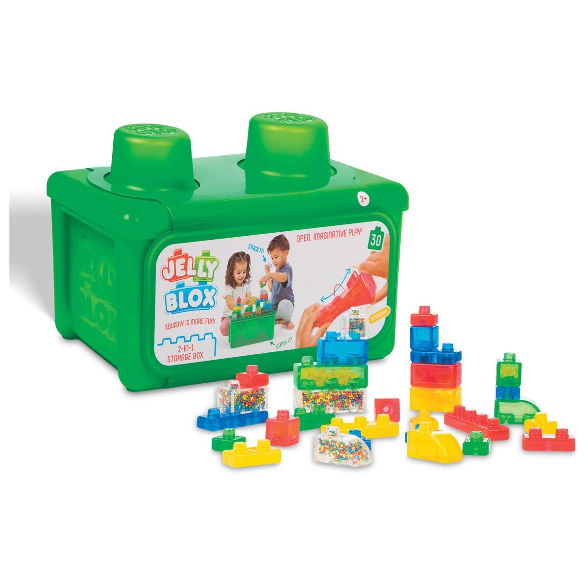 Goliath Jelly Blox Stash 'N Stack 2-in-1 Storage Set - 30 Pieces