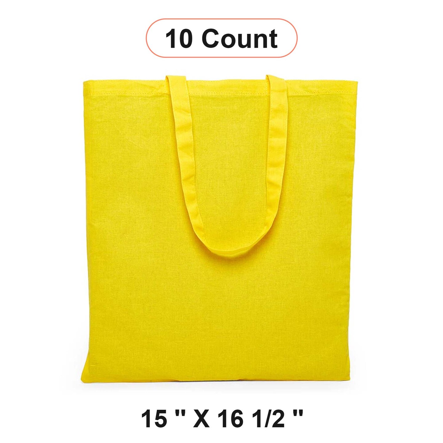 Practical Flat Cotton Tote 15