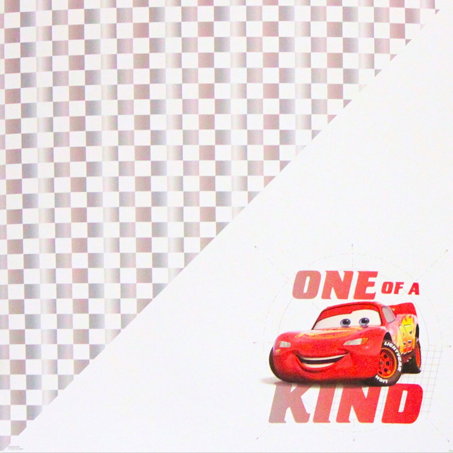 Disney Cars One Of A Kind 12x12 Scrapbook Paper