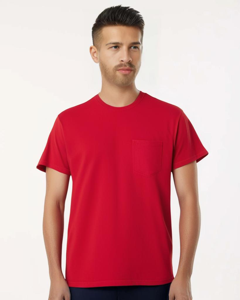 Gildan&#xAE; Heavy Cotton Pocket Crewneck Short Sleeve T-Shirt