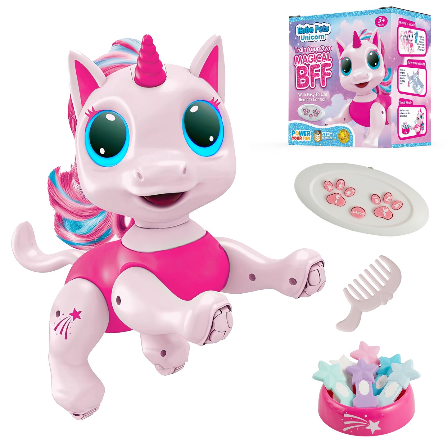 Power Your Fun RC Unicorn Robo Pets - Pink