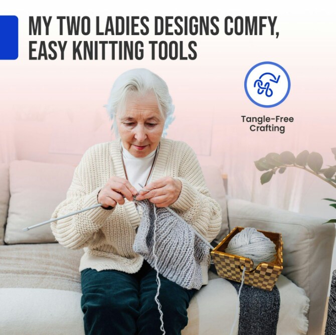 My Two Ladies | Artisan Yarn Bowl | Square