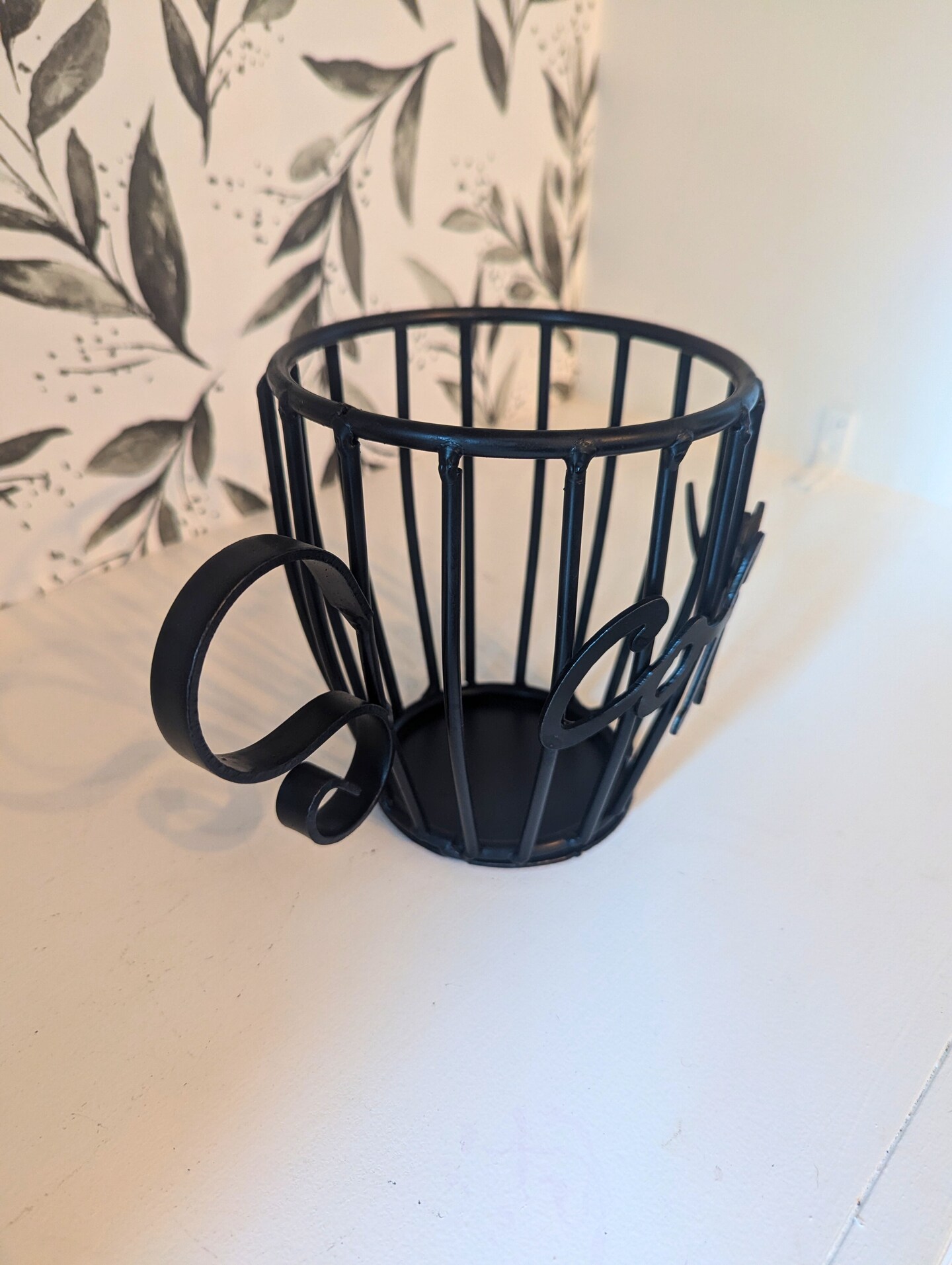 Wrought Iron Black Coffee Mug- Keurig K Cup Holder- Amish Made | MakerPlace  by Michaels