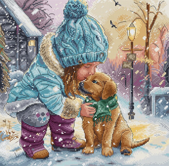 Best Friends L9925 Counted Cross Stitch Kit
