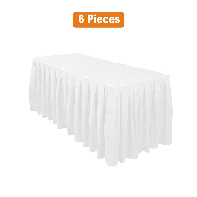 Polyester Shirred Table Skirt Fabric 29&#x22; x 13.5Ft