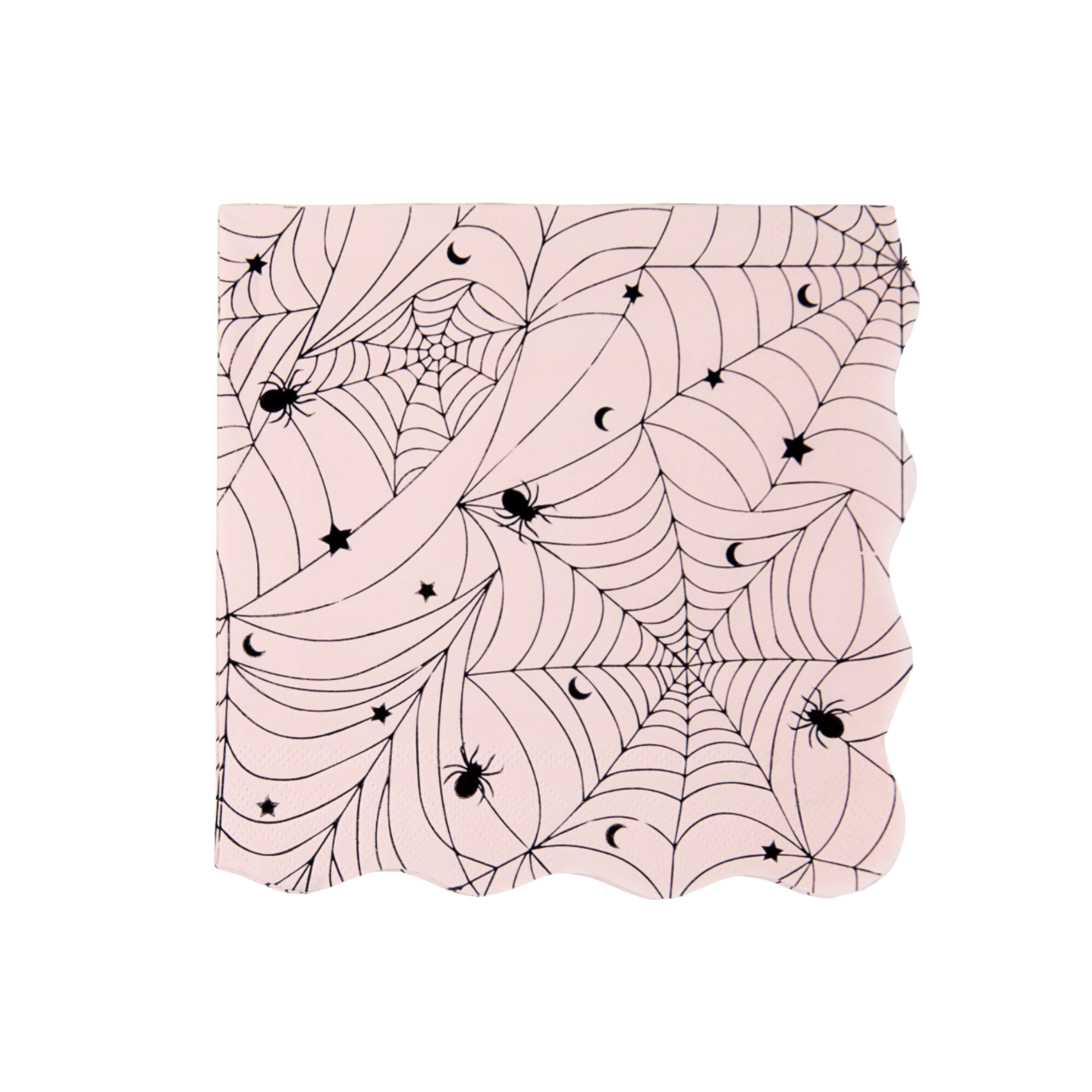 PINK SPIDER WEB LARGE NAPKINS