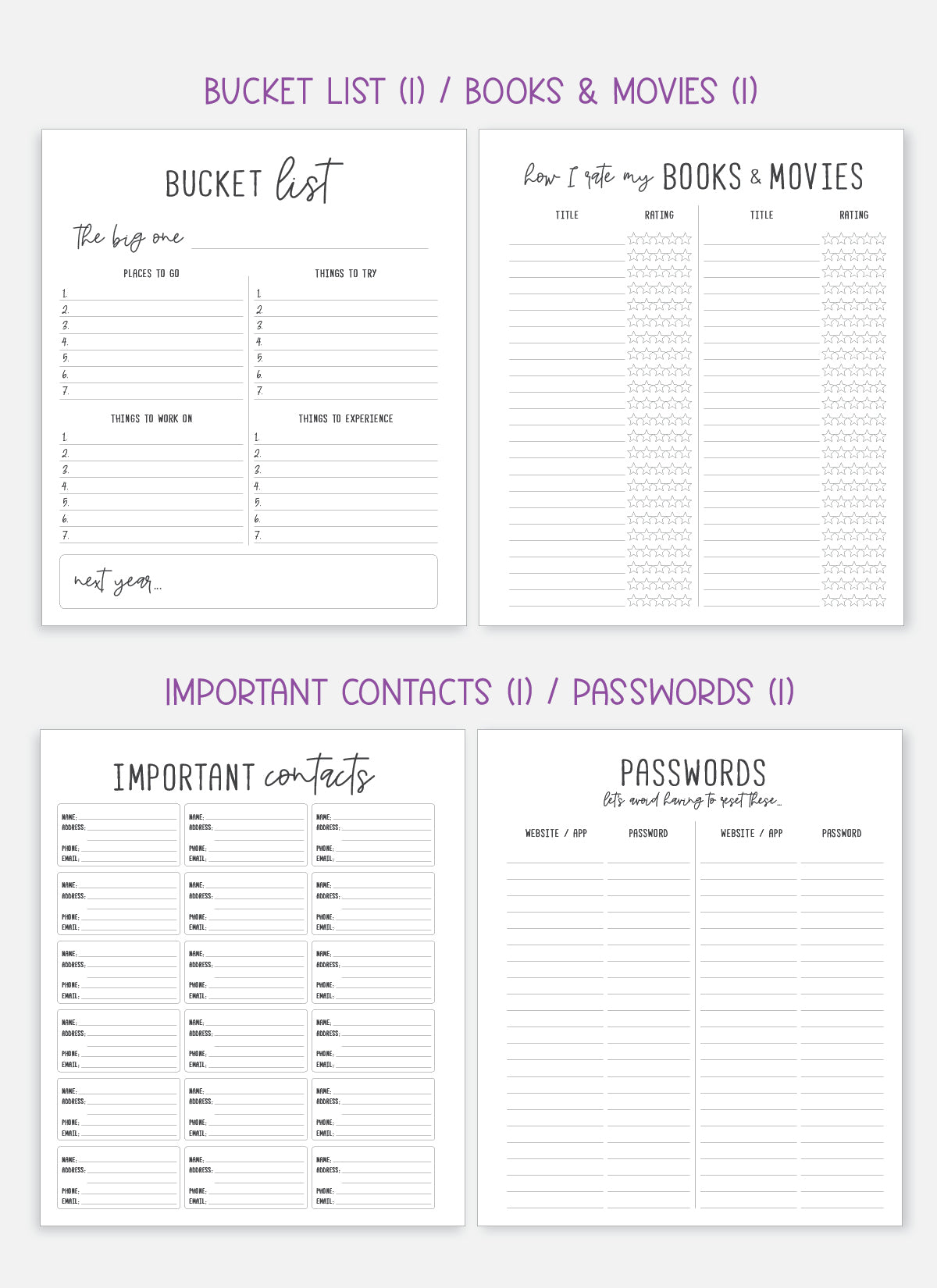Undated Planner - Signature Layout, Disc Bound - "Sunset Watercolor" (#603)