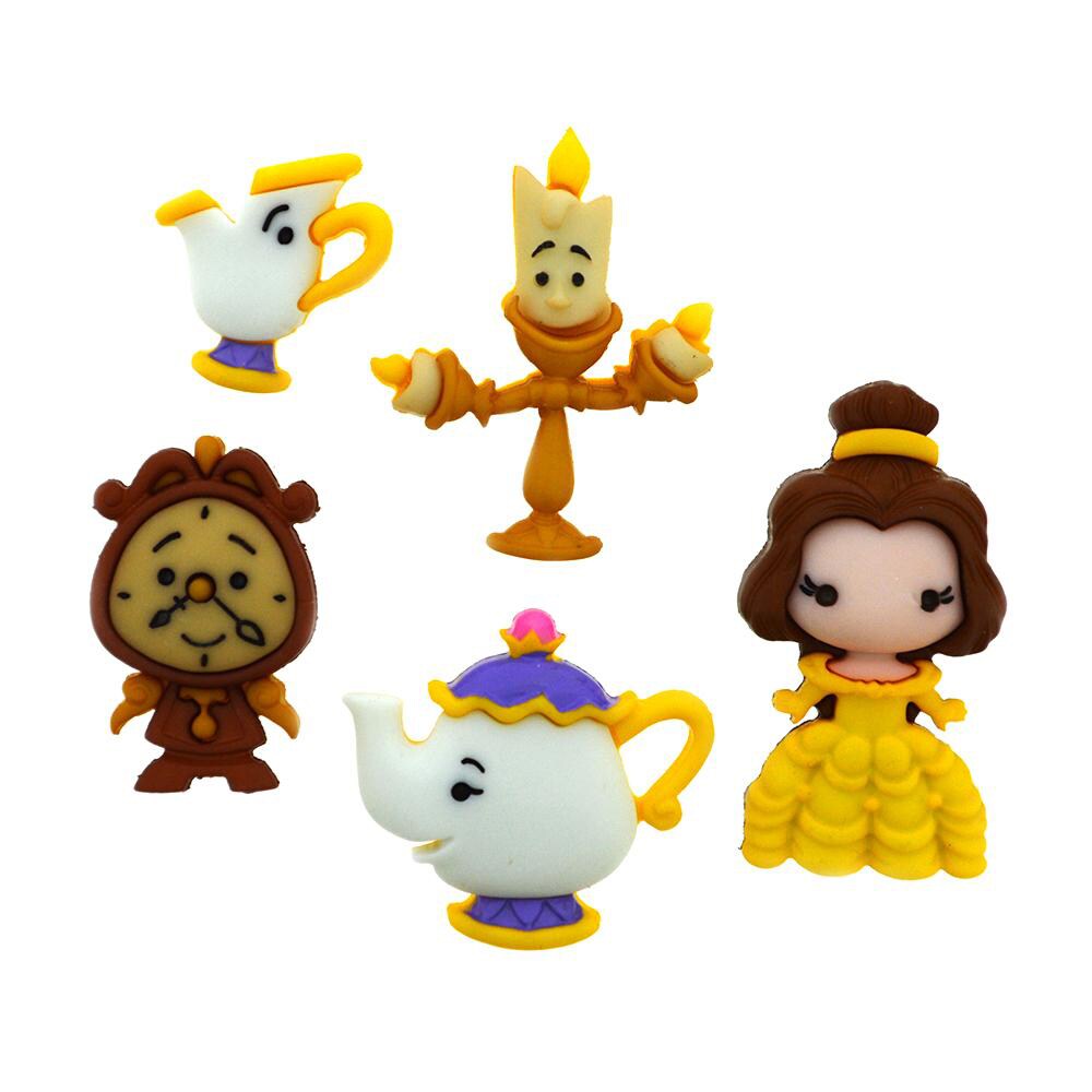 Dress It Up Button Shop Disney Belle and Friends