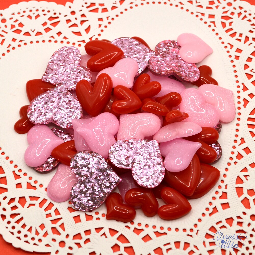 Valentine Hearts Resin Bundle
