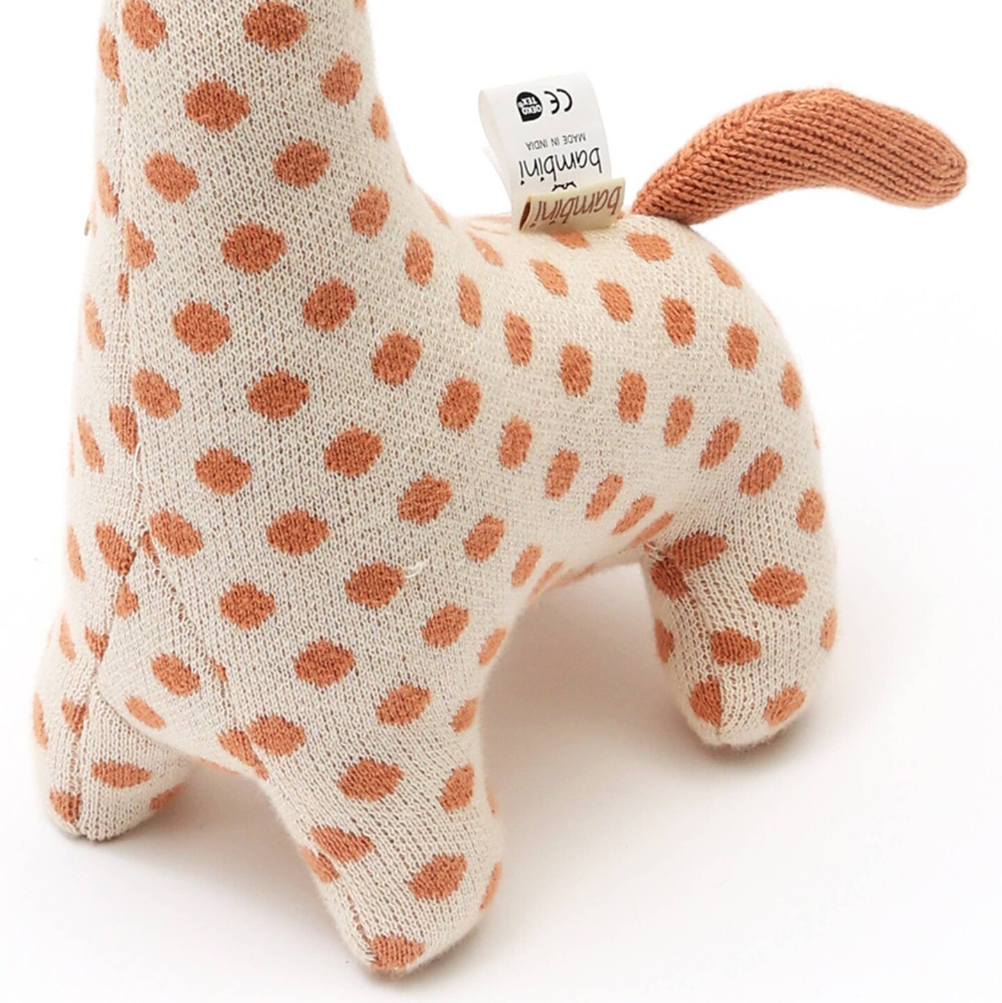 100% Handmade Cotton knitted Soft Spotty Plush Toy/Soft toys