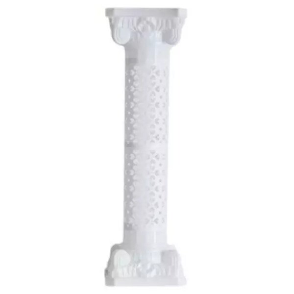 4 White 42-Inch ADJUSTABLE Roman Columns PLANT PEDESTAL STANDS Party Decorations