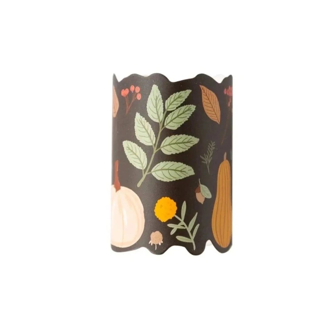 MOODY FALL PAPER NAPKIN RINGS