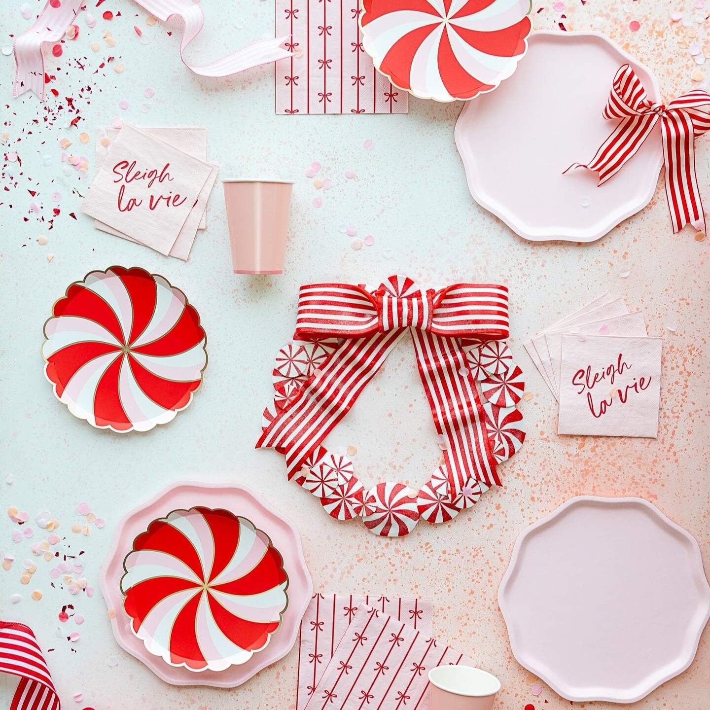 PETAL PINK COMPOSTABLE DINNER PLATES