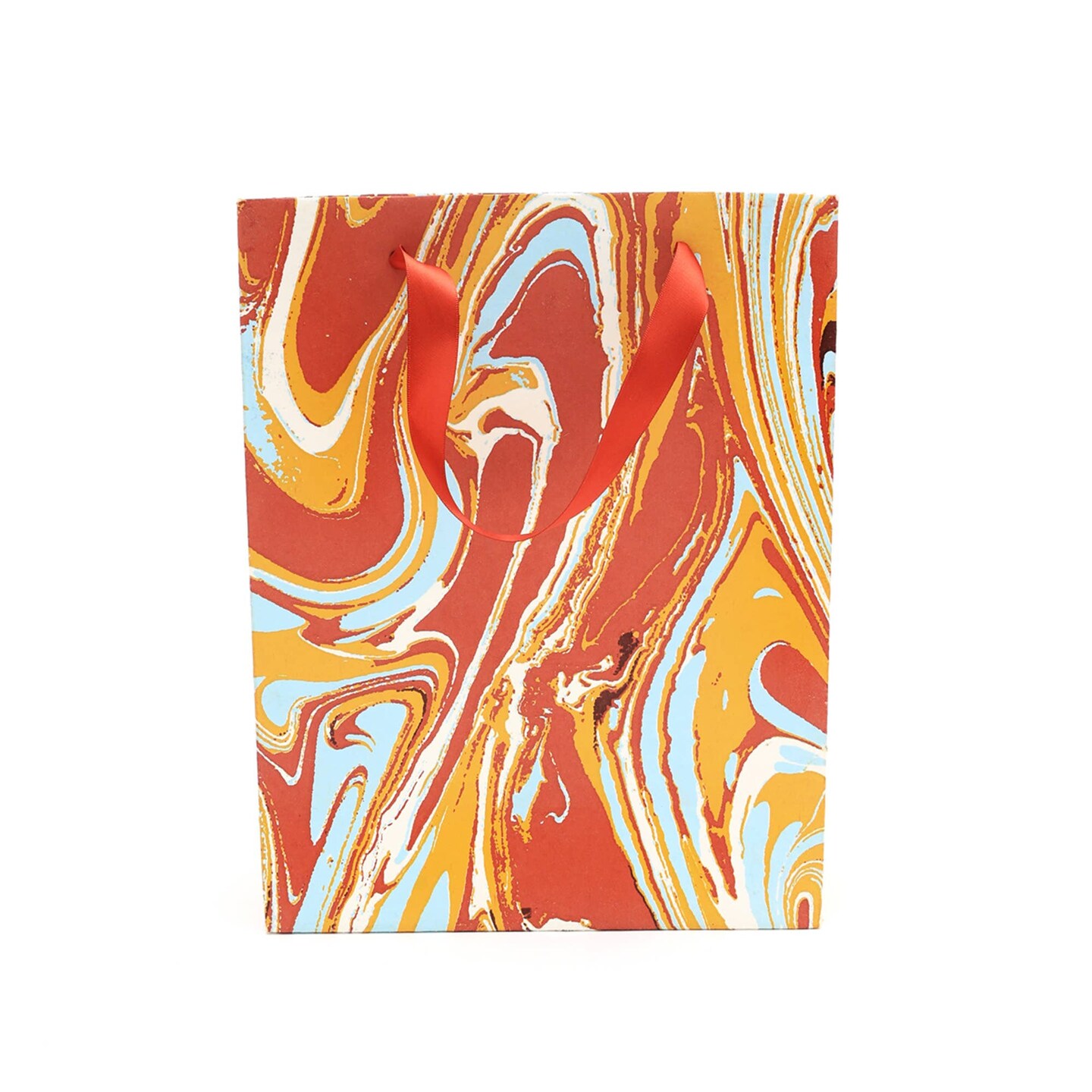 Handmade Paper Gift Bags - Set of 5, (9 X 4 X 11.5 Inch)