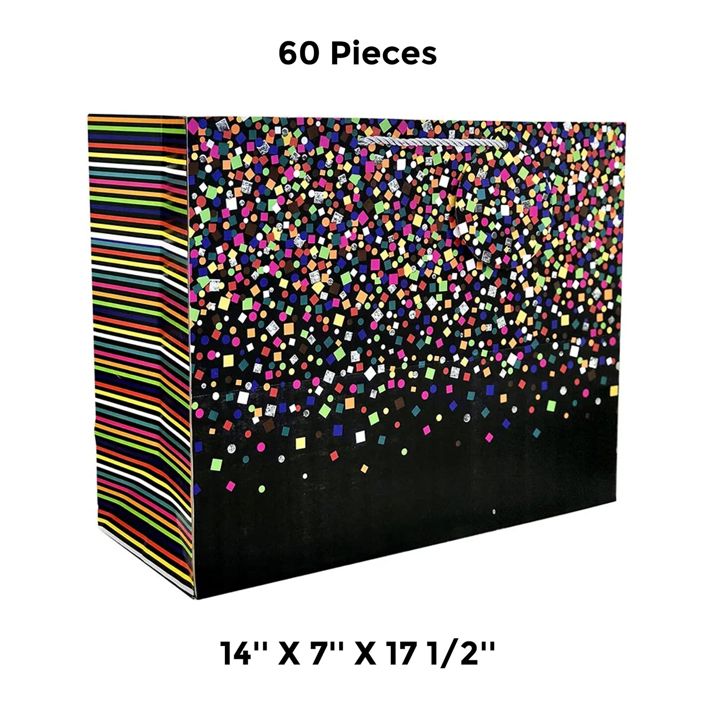 Patterned Gift Bags 14&#x22; x 7&#x22; x 17-1/2&#x22;