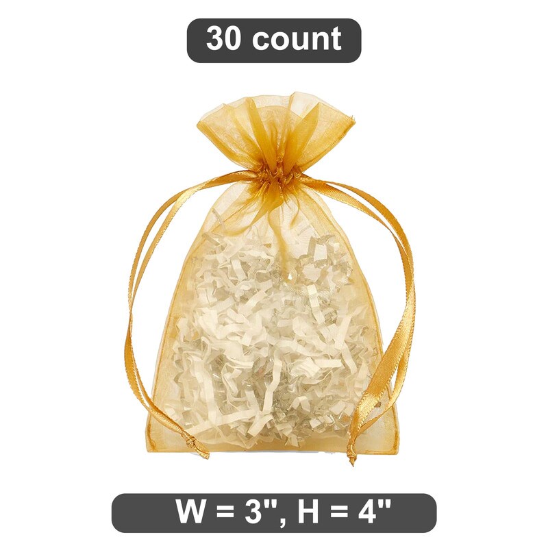 Elegant Pouch for Jewelry 3&#x22; x 4&#x22; Organza Bag