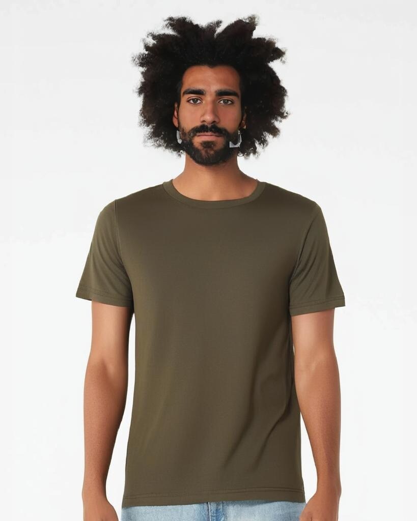 BELLA + CANVAS Ultra Soft Short Sleeve Crewneck Jersey Shirt – Cotton Tee for Comfort Wear