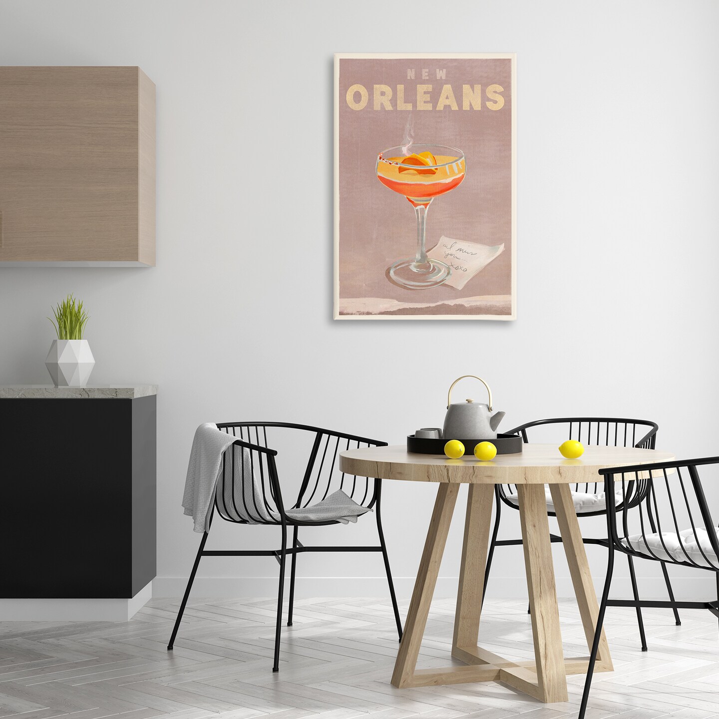 Stupell Industries New Orleans Cocktail Canvas Wall Art Design by The Whiskey Ginger