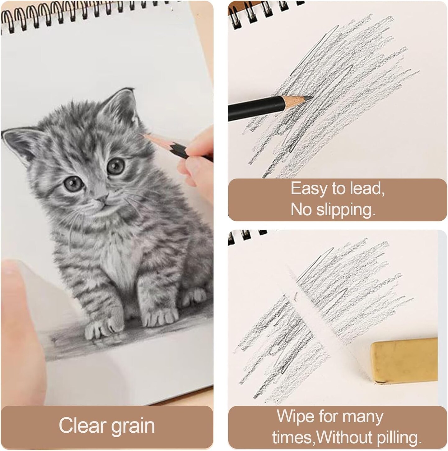 9 x 12 Inch Sketchbook,110-Sheets (68lb/100gsm) Top Spiral Bound Sketch Pad, Acid-Free Art Sketchbook for Artistic Drawing, Painting, Writing on Paper(1PACK