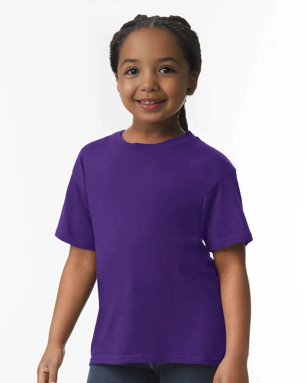 Gildan Youth Softstyle Crewneck Short Sleeve T-Shirt for Casual Wear & Custom Printing Cotton Tee